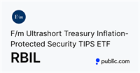 F/m Ultrashort Treasury Inflation-Protected Security (TIPS) ETF stock logo
