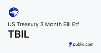 US Treasury 3 Month Bill ETF stock logo