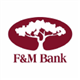 F & M Bank Corp. stock logo