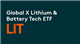 Global X Lithium & Battery Tech ETF stock logo