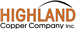 Highland Copper Company Inc. stock logo