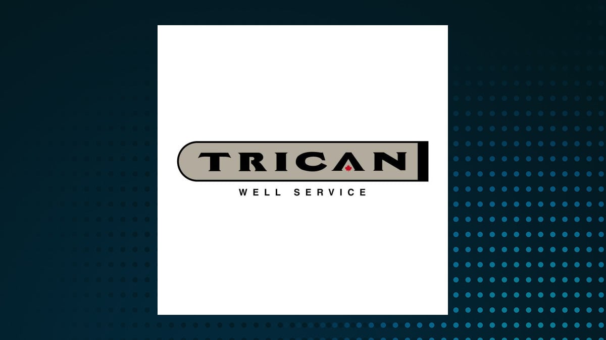 Trican Well Service logo with Energy background