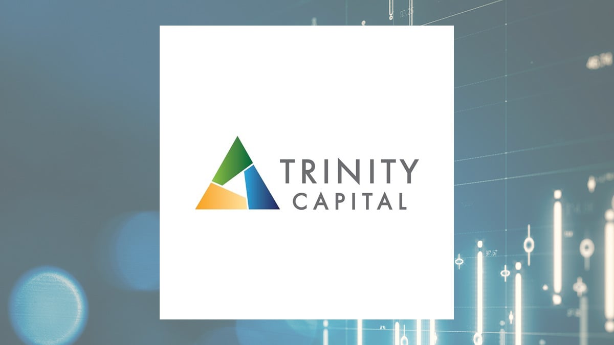 Trinity Capital logo with Finance background