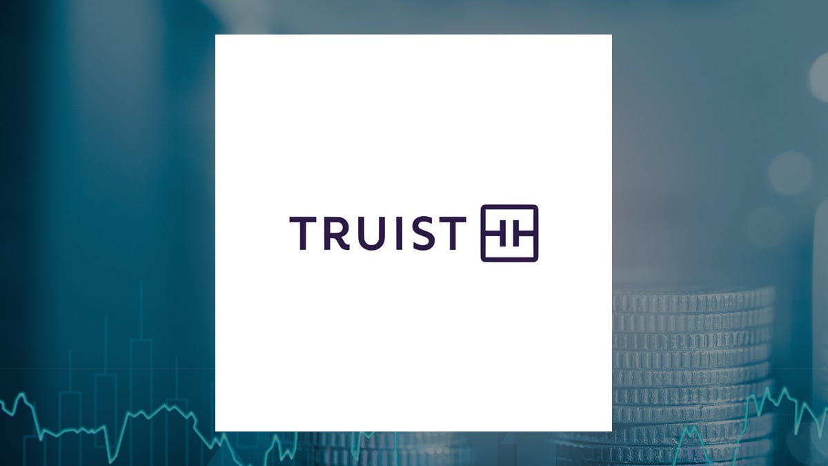 Truist Financial logo with Finance background