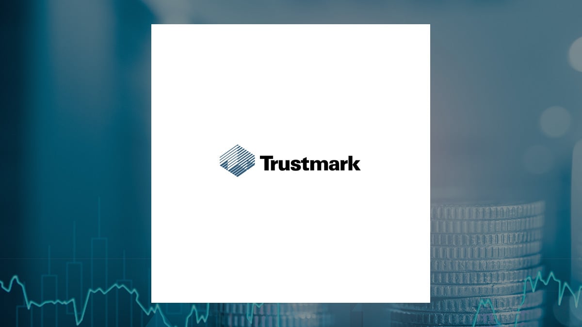 Trustmark logo with Finance background