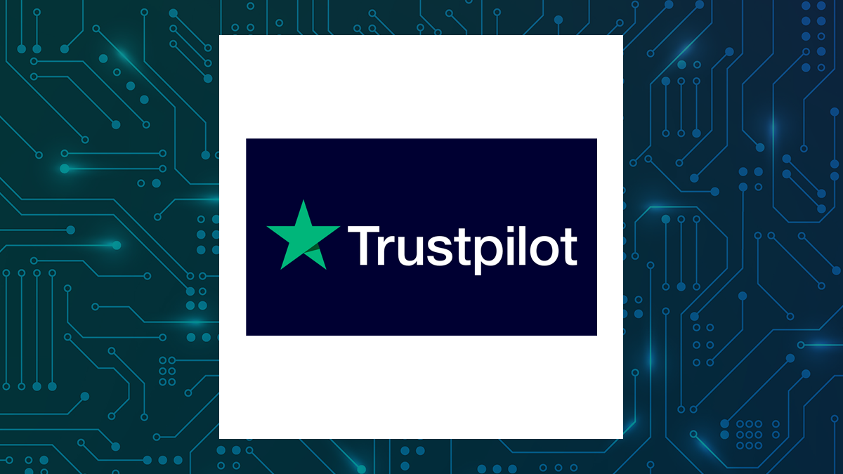 Trustpilot Group logo with Computer and Technology background