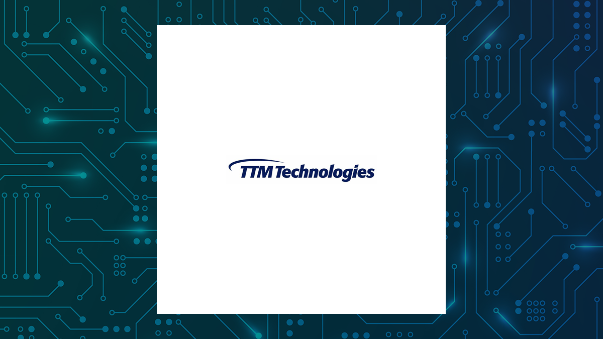 TTM Technologies logo with Technology background