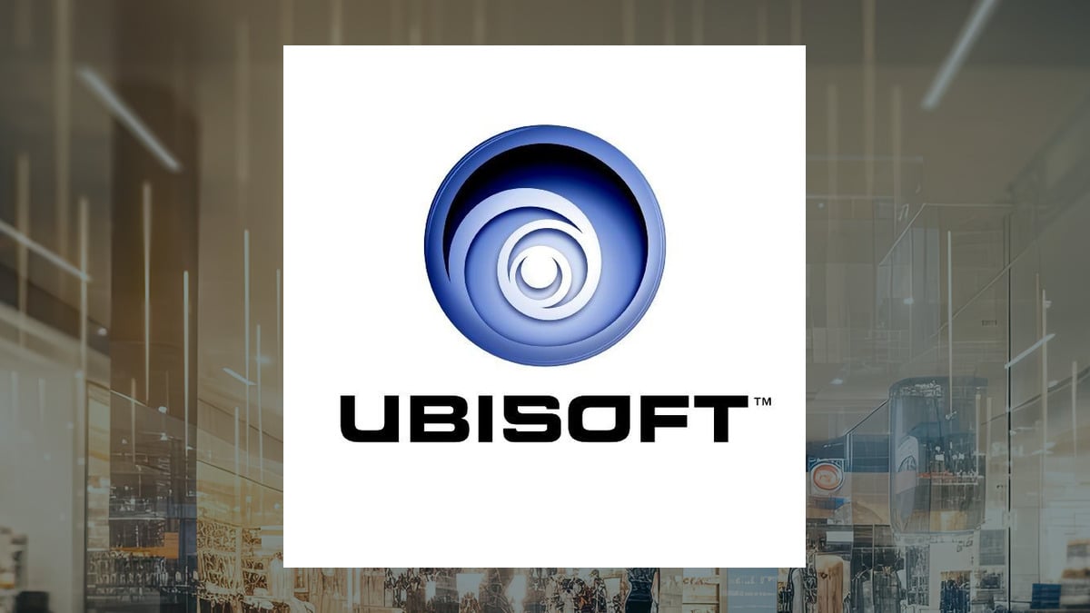 Ubisoft Entertainment logo with Consumer Discretionary background