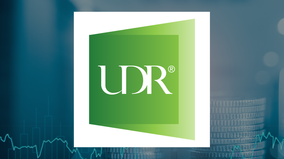 UDR logo with Finance background