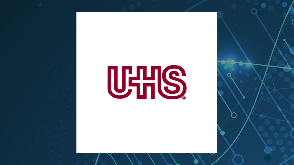 Universal Health Services logo with Medical background