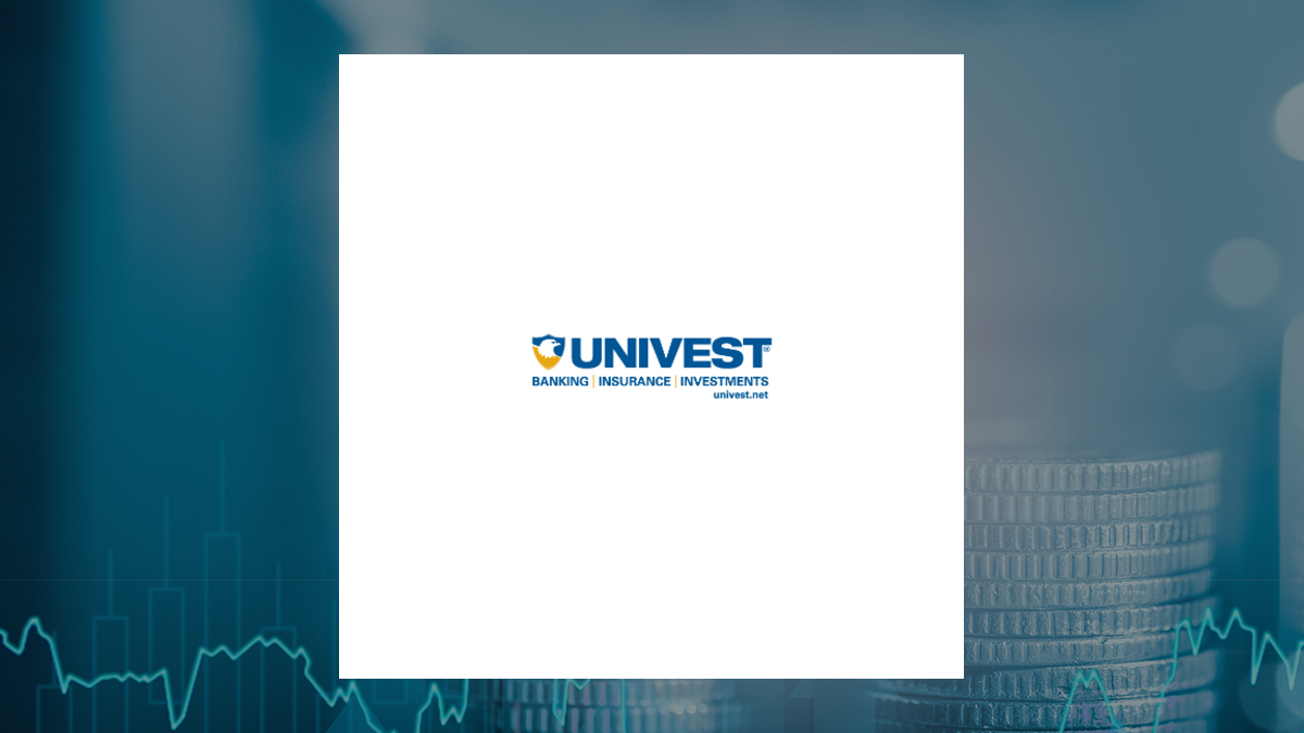 Univest Financial logo with Finance background