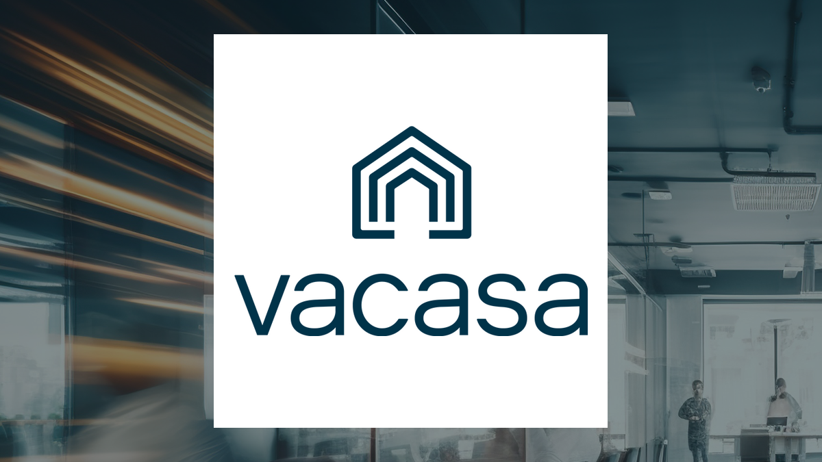 Vacasa logo with Business Services background