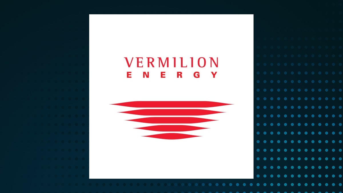 Vermilion Energy logo with Energy background