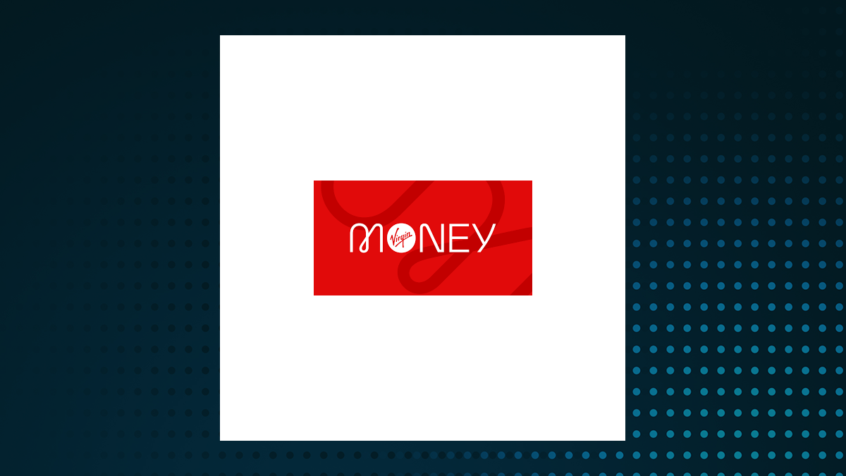 Virgin Money UK logo with Financial Services background