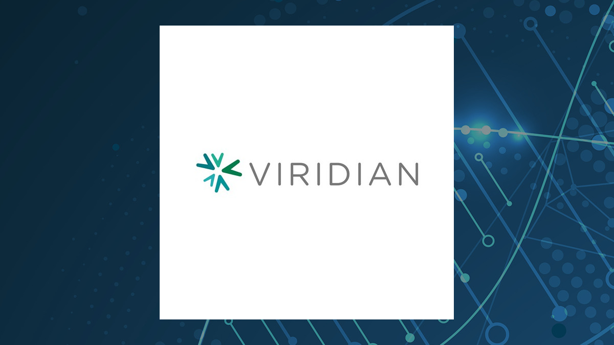Viridian Therapeutics logo with Medical background