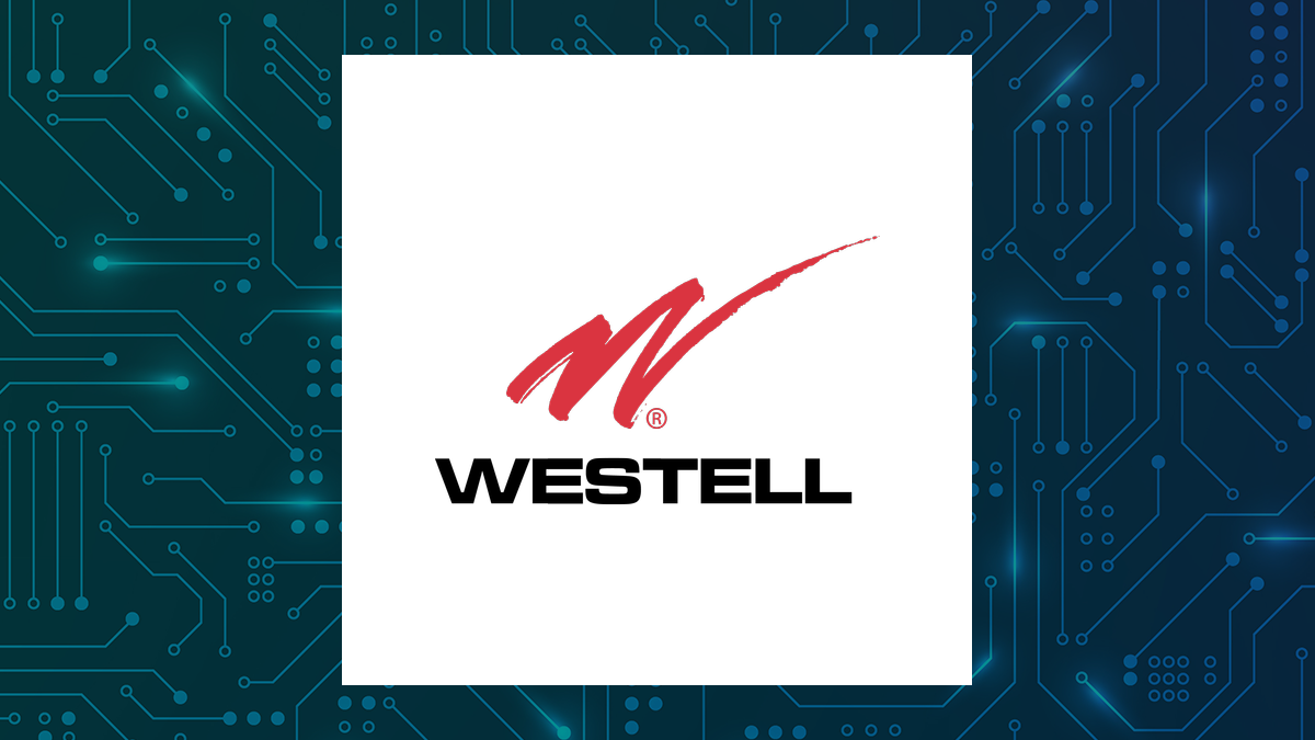Westell Technologies logo with Computer and Technology background