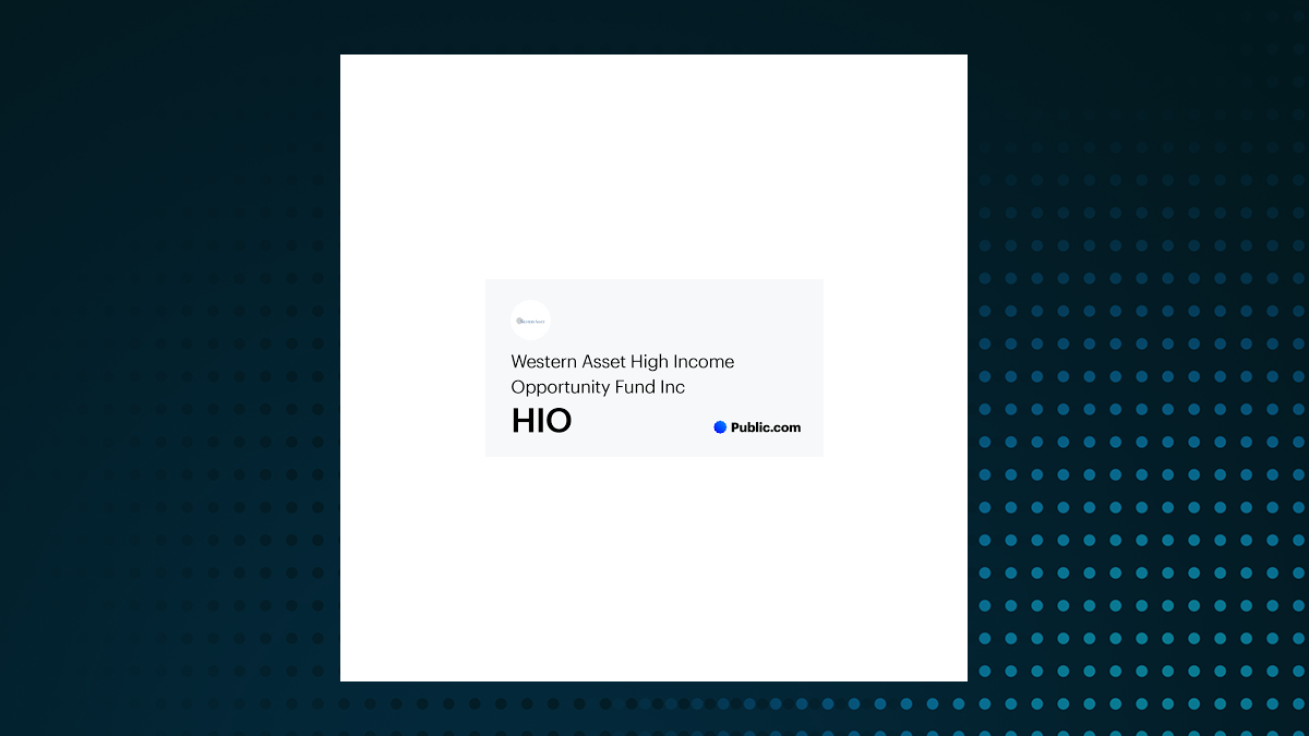 Western Asset High Income Opportunity Fund logo