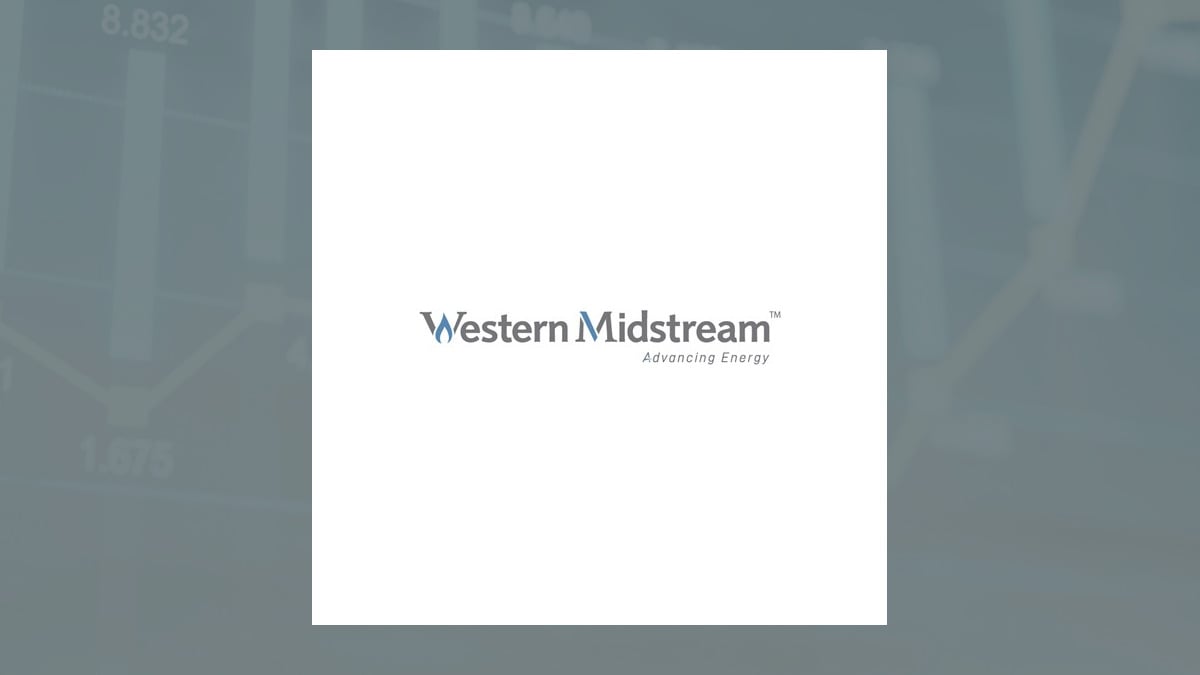 Western Midstream Partners logo with Oils/Energy background