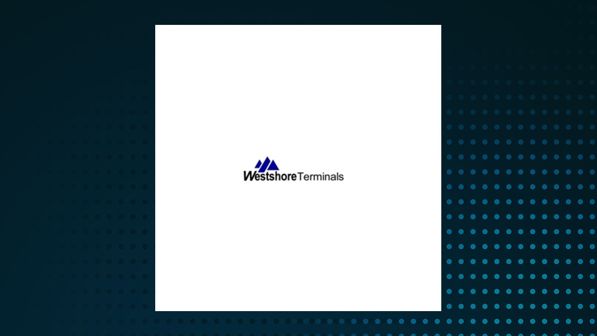Westshore Terminals Investment logo with Industrials background