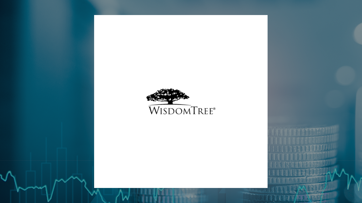 WisdomTree Interest Rate Hedged High Yield Bond Fund logo with Finance background