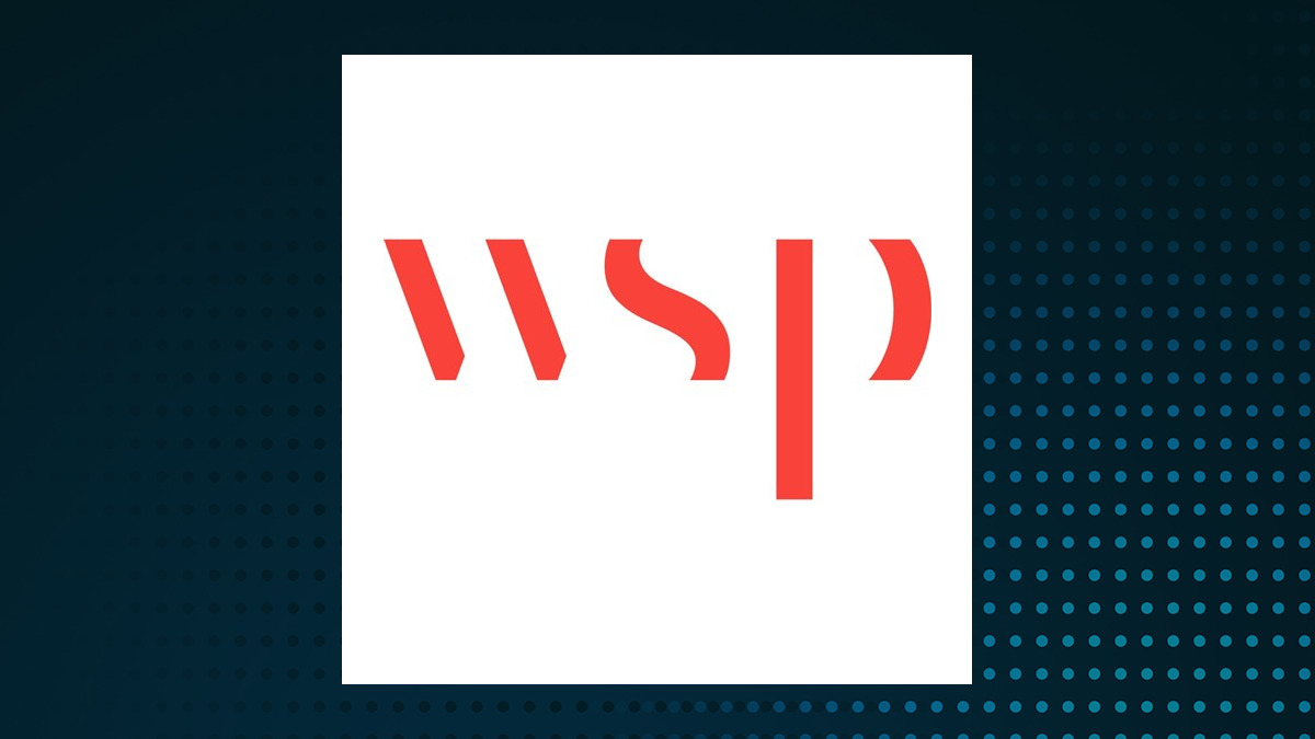 WSP Global logo with Industrials background