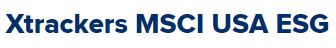 X-trackers MSCI USA ESG Leaders Equity ETF