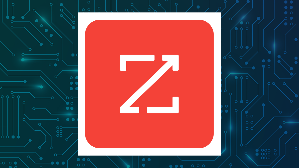 ZoomInfo Technologies logo with Computer and Technology background
