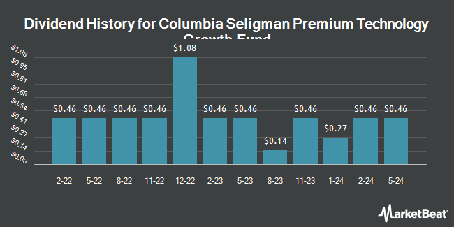 Dividend History for Columbia Seligman Premium Technology Growth Fund (NYSE:STK)