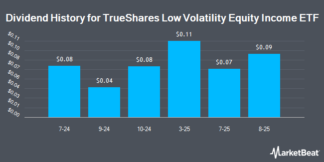 Dividend History for TrueShares Low Volatility Equity Income ETF (NYSEARCA:DIVZ)
