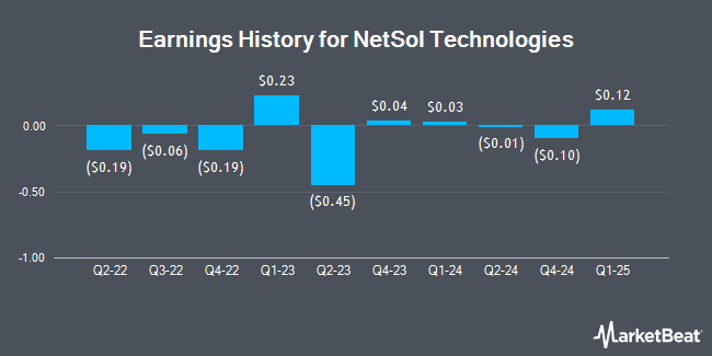 Earnings History for NetSol Technologies (NASDAQ:NTWK)