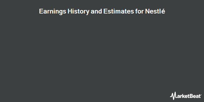 Earnings History and Estimates for Nestlé (OTCMKTS:NSRGY)