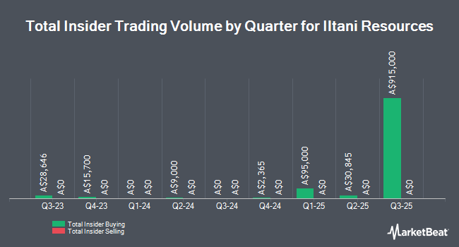 Insider Buying and Selling by Quarter for Iltani Resources (ASX:ILT)
