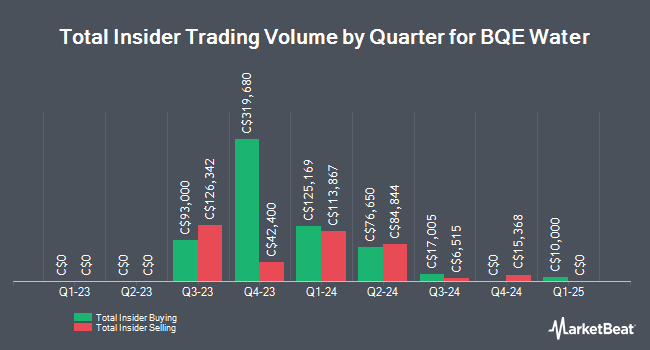 Insider Buying and Selling by Quarter for BQE Water (CVE:BQE)