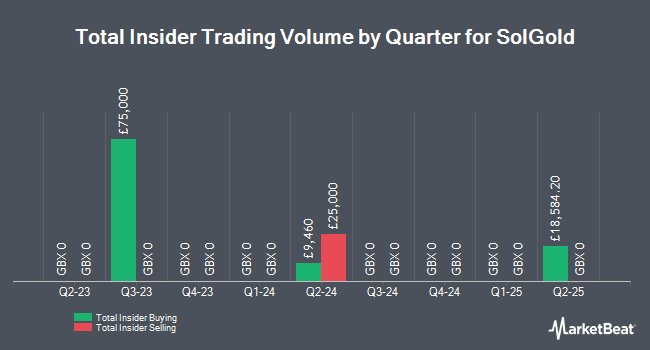 Insider Buying and Selling by Quarter for SolGold (LON:SOLG)