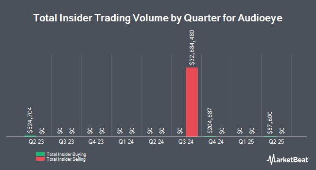 Insider Buying and Selling by Quarter for Audioeye (NASDAQ:AEYE)