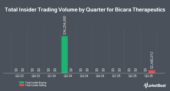 Insider Buying and Selling by Quarter for Bicara Therapeutics (NASDAQ:BCAX)