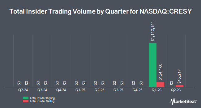 Insider Buying and Selling by Quarter for Cresud S.A.C.I.F. y A. (NASDAQ:CRESY)