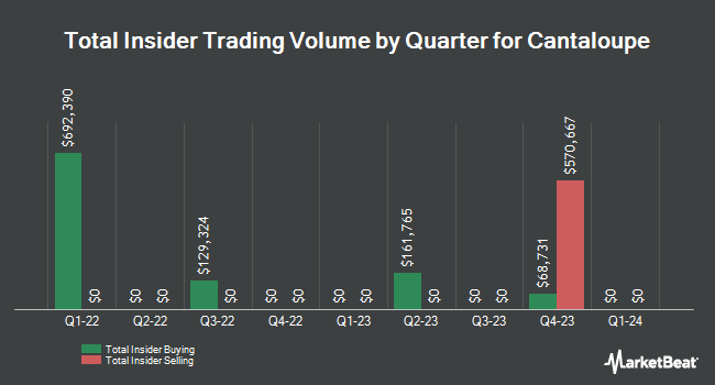 Insider Buying and Selling by Quarter for Cantaloupe (NASDAQ:CTLP)