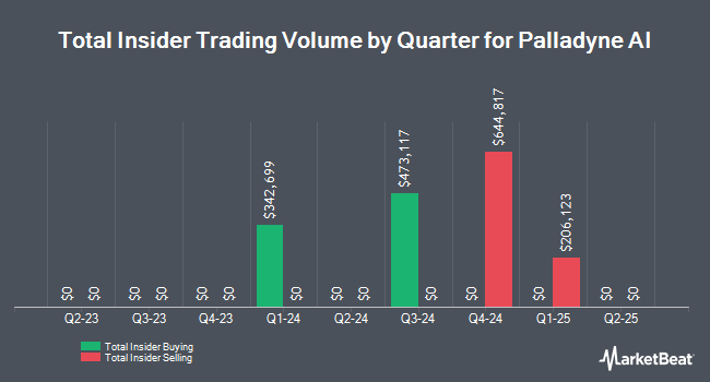 Insider Buying and Selling by Quarter for Palladyne AI (NASDAQ:PDYN)