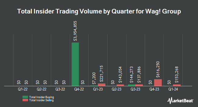 Insider Buying and Selling by Quarter for Wag! Group (NASDAQ:PET)