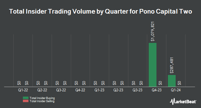 Insider Buying and Selling by Quarter for Pono Capital Two (NASDAQ:PTWO)