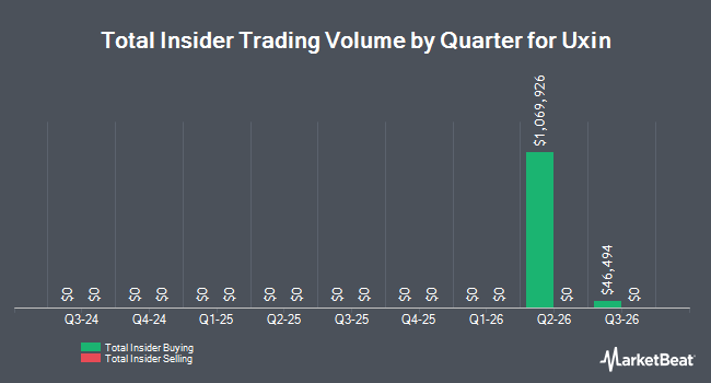 Insider Buying and Selling by Quarter for Uxin (NASDAQ:UXIN)