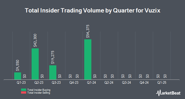 Insider Buying and Selling by Quarter for Vuzix (NASDAQ:VUZI)