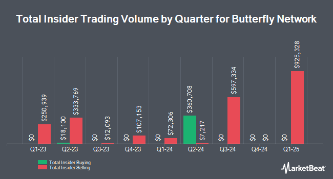 Insider Buying and Selling by Quarter for Butterfly Network (NYSE:BFLY)