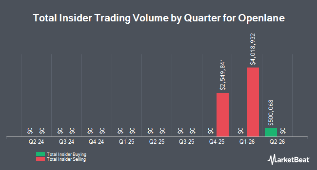 Insider Buying and Selling by Quarter for Openlane (NYSE:OPLN)