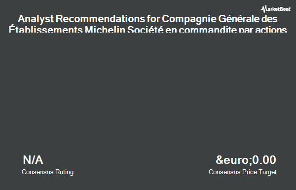 Analyst Recommendations for Compagnie Générale des Établissements Michelin Société en commandite par actions (EPA:ML)
