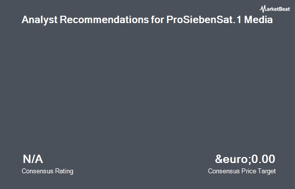 Analyst Recommendations for ProSiebenSat.1 Media (ETR:PSM)