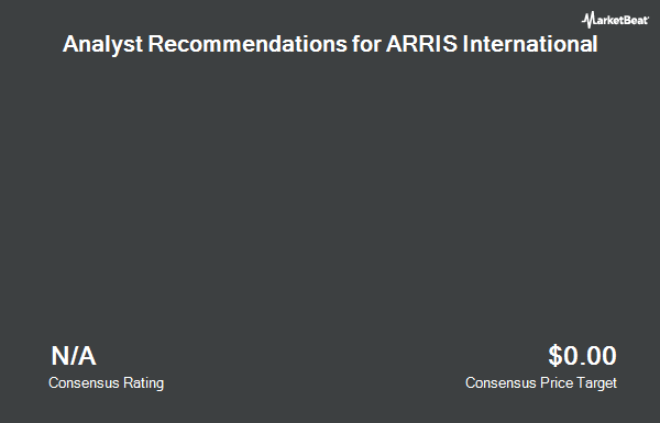 Analyst Recommendations for ARRIS International (NASDAQ:ARRS)