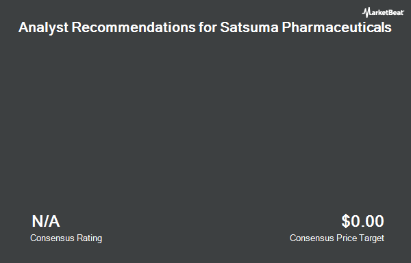 Analyst Recommendations for Satsuma Pharmaceuticals (NASDAQ:STSA)