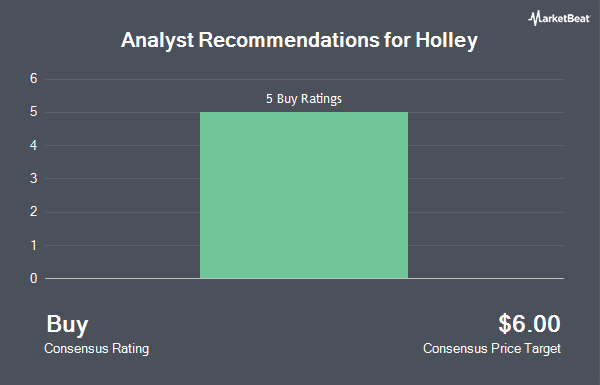 Analyst Recommendations for Holley (NYSE:HLLY)